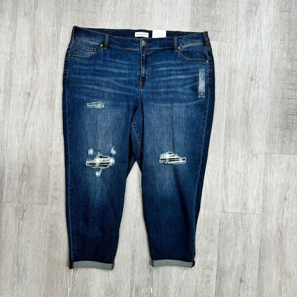 Lane Bryant Low-Rise Boyfriend Jeans - NEW - Size 22
